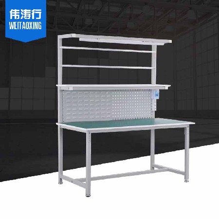 鐵方通工作臺(tái) 車間工作臺(tái) 鐵方通鐵材操作臺(tái) 防靜電維修桌
