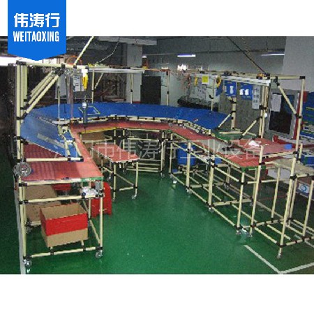 流水線系列 鋁型材防靜電工作臺(tái)車間鋁合金框架流水線工作桌鋁材
