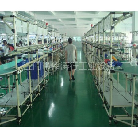 流水線系列 鋁型材防靜電工作臺(tái)車間鋁合金框架流水線工作桌鋁材