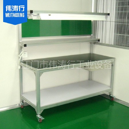 鋁型材工作臺(tái)鋁型材防靜電工作臺(tái)車間框架流水線工作桌鋁材